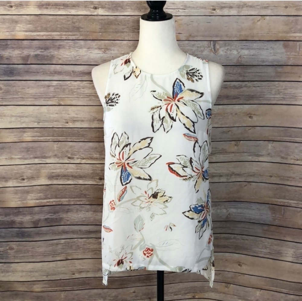 Philosophy Floral Print High Low top